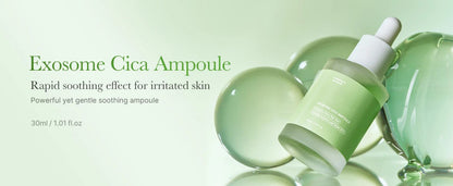 Exosome Cica Ampoulefor Sensitive Skin, Moisturizing & Soothing Serum