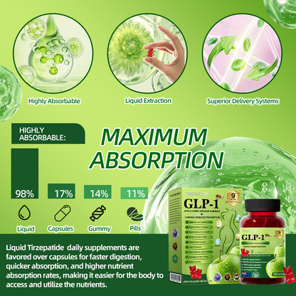 Official Store |𝐓𝐡𝐨𝐧𝐞𝐬𝐫® 𝐆𝐋𝐏-𝟏 𝐀𝐩𝐩𝐥𝐞 𝐂𝐢𝐝𝐞𝐫 𝐕𝐢𝐧𝐞𝐠𝐚𝐫 𝐆𝐮𝐦𝐦𝐢𝐞𝐬💐——Effective Measures for Preventing Chronic Diseases 🌿