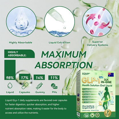 𝐎𝐟𝐟𝐢𝐜𝐢𝐚𝐥 𝐒𝐭𝐨𝐫𝐞 | 𝗘𝗤𝗩𝗣® 👱🏻‍♀️𝐆𝐋𝐏-𝟏 𝐒𝐈𝐗-𝐈𝐍-𝐎𝐍𝐄 𝐇𝐞𝐚𝐥𝐭𝐡 𝐒𝐨𝐥𝐮𝐭𝐢𝐨𝐧 𝐎𝐫𝐚𝐥 𝐋𝐢𝐪𝐮𝐢𝐝 (𝐉𝐮𝐬𝐭 𝐨𝐧𝐜𝐞 𝐚 𝐝𝐚𝐲, 𝐯𝐢𝐬𝐢𝐛𝐥𝐞 𝐜𝐡𝐚𝐧𝐠𝐞𝐬 𝐢𝐧 𝟕 𝐝𝐚𝐲𝐬) 👩‍⚕️ 𝐅𝐨𝐫 𝐨𝐛𝐞𝐬𝐢𝐭𝐲, 𝐜𝐚𝐫𝐝𝐢𝐨𝐯𝐚𝐬𝐜𝐮𝐥𝐚𝐫 𝐡𝐞𝐚𝐥𝐭𝐡, 𝐝𝐢𝐚𝐛𝐞𝐭𝐞𝐬, 𝐬𝐥𝐞𝐞𝐩 𝐚𝐩𝐧𝐞𝐚, 𝐠𝐮𝐭 𝐡𝐞𝐚𝐥𝐭𝐡, 𝐣𝐨𝐢𝐧𝐭 𝐢𝐬𝐬𝐮𝐞𝐬, 𝐚𝐧𝐝 𝐦𝐨𝐫𝐞