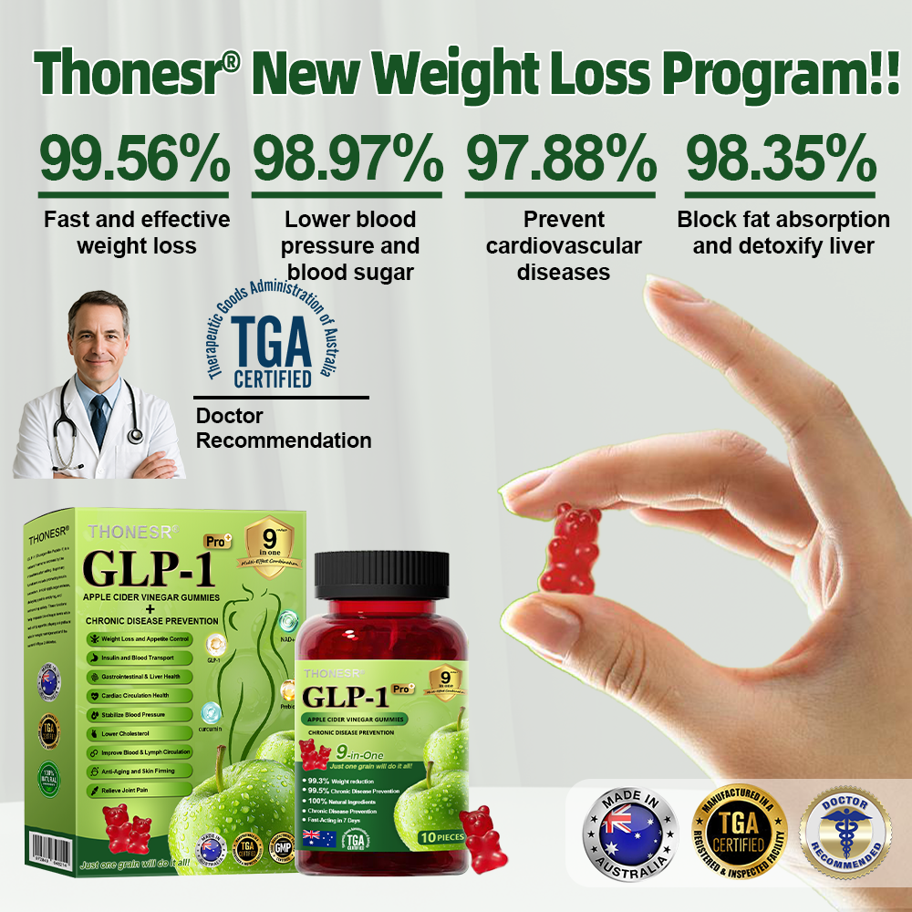 Official Store |𝐓𝐡𝐨𝐧𝐞𝐬𝐫® 𝐆𝐋𝐏-𝟏 𝐀𝐩𝐩𝐥𝐞 𝐂𝐢𝐝𝐞𝐫 𝐕𝐢𝐧𝐞𝐠𝐚𝐫 𝐆𝐮𝐦𝐦𝐢𝐞𝐬💐——Effective Measures for Preventing Chronic Diseases 🌿